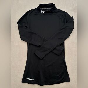 Under Armour Women’s Coldgear Black Long Sleeve Mockneck Shirt XS